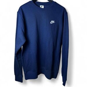 Nike Men's Navy Crewneck Sweater